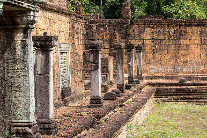 柬埔寨:Banteay Samré吴哥建筑群中的寺庙